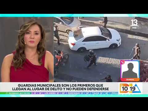 "Somos el respaldo de carabineros": Testimonio de guardia municipal | Tu Día | Canal 13