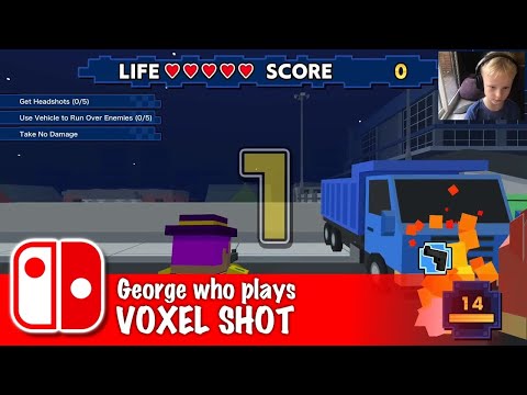 Voxel Shot Zombie Shootout and Off-road racing on the Nintendo Switch | George Who Plays