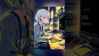 Lofi Coding Girl 07-Track04 #shorts  #lofi  #lofihiphop  #lofibeats  #codingsession