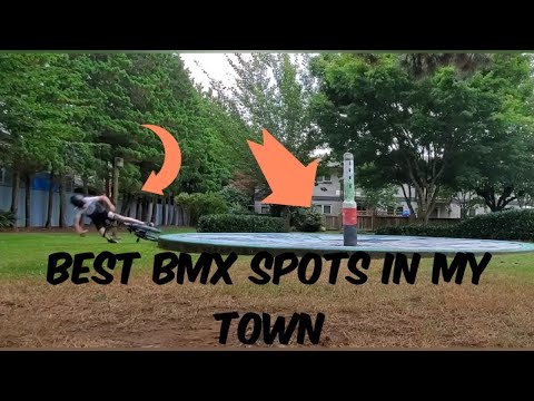 Best BMX spots in my town.