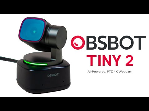 OBSBOT Tiny 2 4K AI Powered PTZ Webcam Unboxing - ASMR