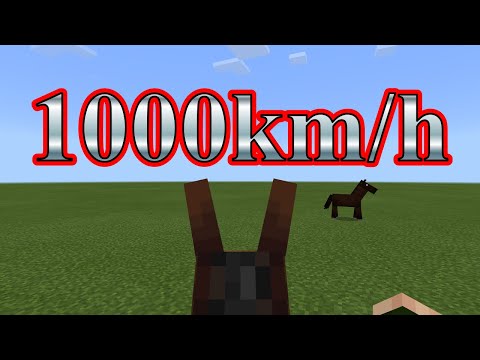 時速1000kmの超速ラバを作ってみた【マイクラ】