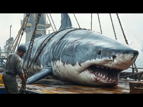 The Most Dangerous Giant Fish Are Caught By Fishermen This Way - Fishing Documentary