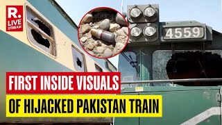 Balochistan Train Hijack: Pakistan Army Shares First Inside Visuals Of Jaffar Express | BLA