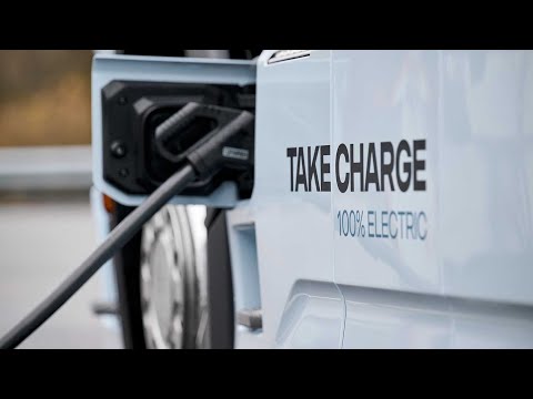 First time driving an electric truck