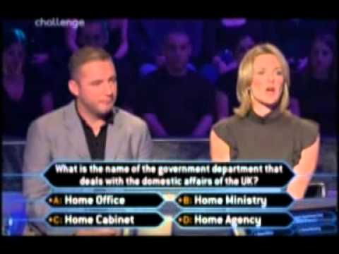 Who Wants To Be A Millionaire? Celebrity 2002 Gabby Logan Ally Mccoist