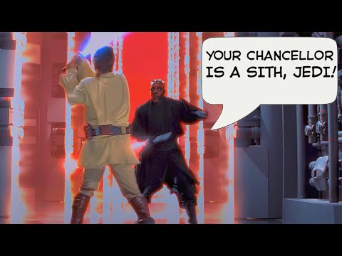 What If Maul Told Obi-Wan That PALPATINE WAS SIDIOUS in The Phantom Menace?