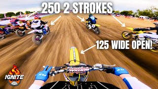 GoPro:125 FLAT OUT AGAINST 250'S! VMXDN 2024