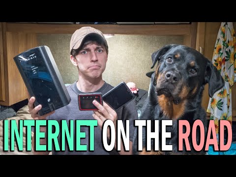 How We Have INTERNET ON THE ROAD - Hotspots, Mobile Wireless Router, and Starlink