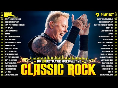 Classic Rock Playlist 70s And 80s 🔥 Queen, Led Zeppelin, Aerosmith, ACDC, U2, The Beatles