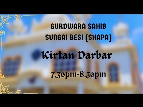 WEEKLY KIRTAN DARBAR BHAI MANPREET SINGH ||