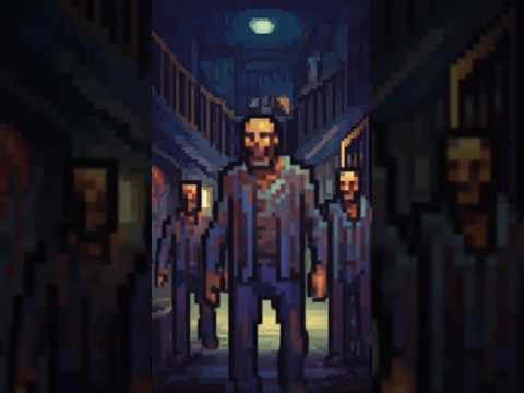 pixel prison of the dead #blackops2 #blackops2zombies #aiart #pixelart #horrorvibes #alcatrazprison