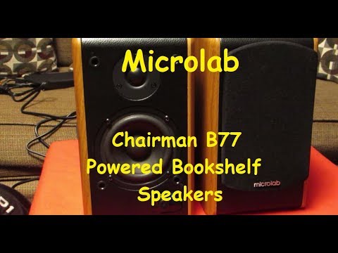 Microlab Chairman B77 Powered Bookshelf Speakers