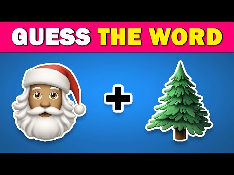 Guess the WORD by Emoji? 🎅🎄 Christmas Quiz