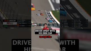 Driver UPSET with his own car #nascar #nascarracing #racing #nascarnation #nascarxfinityseries