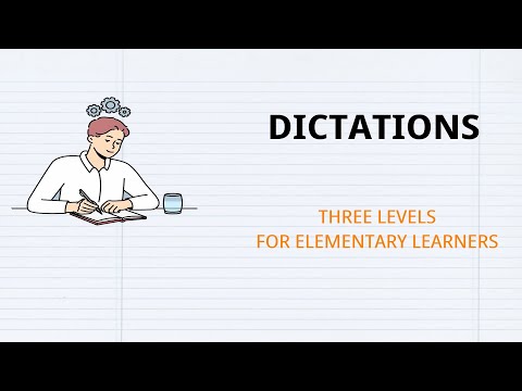 Dictations for elementary students - Three levels