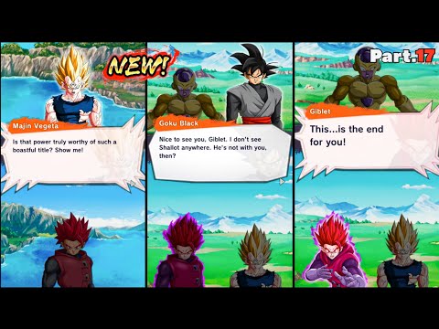 SSG Giblet & Majin Vegeta vs Golden Frieza! Goku Black Comeback PART 17 BOOK 2 | Dragon Ball Legends