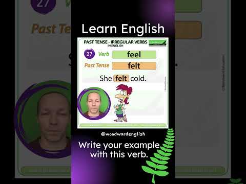 Past Tense of FEEL in English ✅ English Pronunciation of FELT | Learn English Irregular Verbs