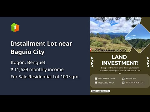 Installment Lot near Baguio City