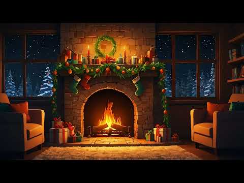 🔥 Fireplace Ambience LoFi - Calm Beats for a Cozy Evening 🔥[2K] #fire #fireplace #lofi