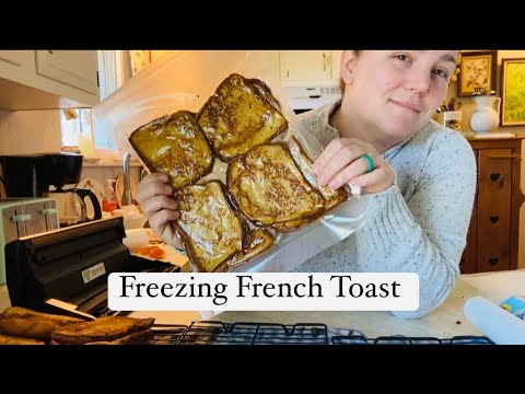 Breakfast Meal Prep: French Toast | Vacuum Sealing & Freezing | High egg count recipe | ASMR