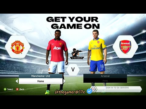 Arsenal Dominates Manchester United with a 5-0 Victory! | FIFA 14 Match Highlights 2024