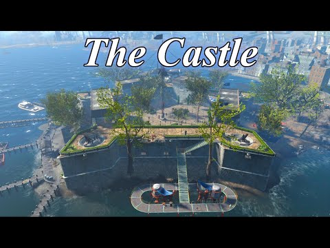 Fallout 4 The Castle Settlement Tour | Realistic Settlement Build | Fully Decorated Build