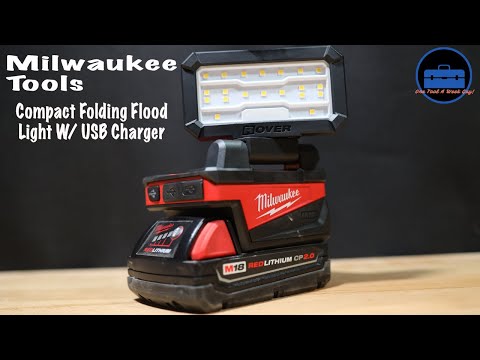 Milwaukee 2359-20 Compact Folding Light w/ USB Charger