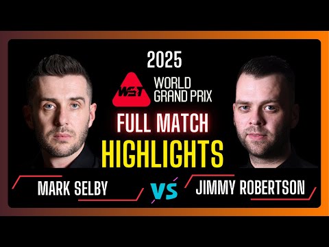 Mark Selby vs Jimmy Robertson Full Highlights | World Grand Prix 2025 | #snooker2025 | #snooker