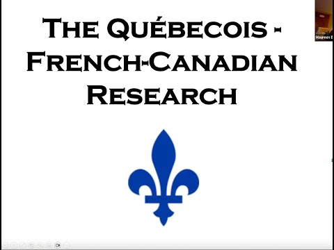 The Québecois – French-Canadian Research – Maureen Brady (20 June 2024)