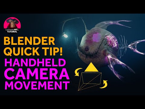 Blender QUICK TIP Tutorial | HANDHELD CAMERA | LeeDanielsART