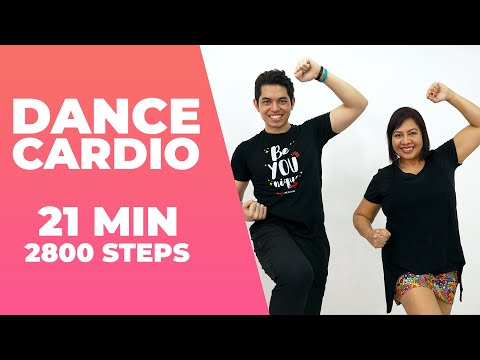 21 MIN CARDIO DANCE FITNESS • WORKOUT with MOM • 2800 Steps • Walking Workout #151