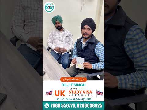 ✅ UK Study Visa Approved | Diljit Singh’s Success Story with CRA Centre of Learning 🇬🇧🎓