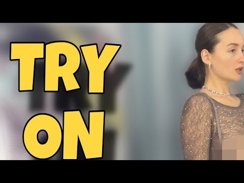 Some white amazing dress out fit try on