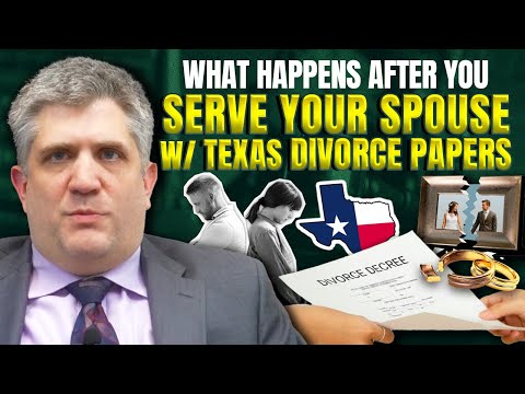 What Happens after you serve your Spouse with Texas Divorce Papers???