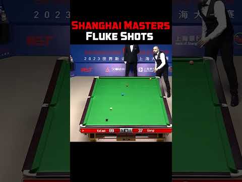 shanghai master fluke shots 2023 #Snooker #billiards #Snookermoments