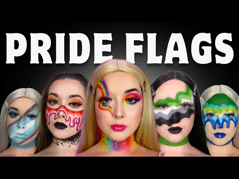 PRIDE FLAG MAKEUP COMPILATION | DanisFace