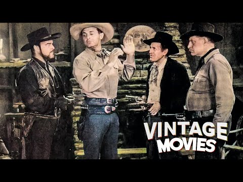 Buster Crabbe and Glenn Strange Western Adventure Drama Movie | Western Movie | Vintage Movies