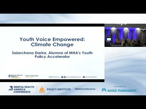 MHA's 2024 Policy Institute: Social Drivers of Mental Health- Youth Voice Empowered