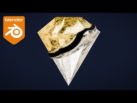 Blender Tutorial - Gold & Silver Material Transition Effect