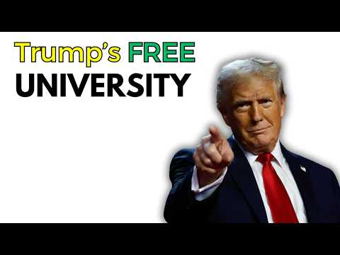 Donald Trump's NEW Online University with Free Tuition | "American Academy" Explained...