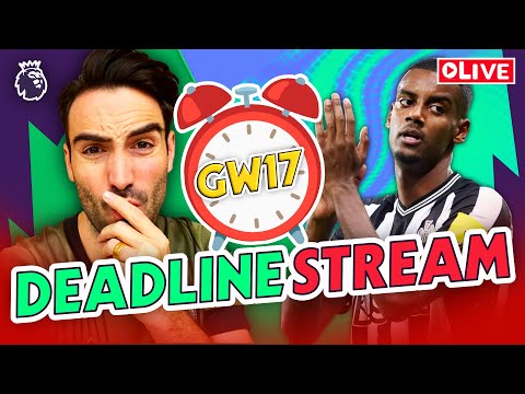 DEADLINE STREAM | JACKSON VS ISAK | GW17 FPL GAMEWEEK 17 | FANTASY PREMIER LEAGUE 2024/25