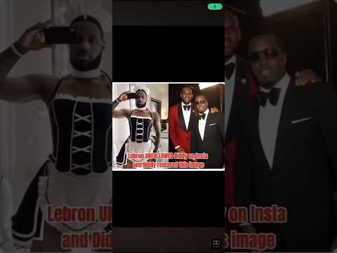 Lebron James Dresses up for DIDDY party