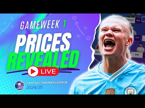 FPL is back! 🥳 | Player Prices Live Stream  | Fantasy Premier League 24/25