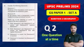 Thickness of the Troposphere || UPSC PRELIMS 2024 || GS 1 || One Question At A time | Aditya Awasthi