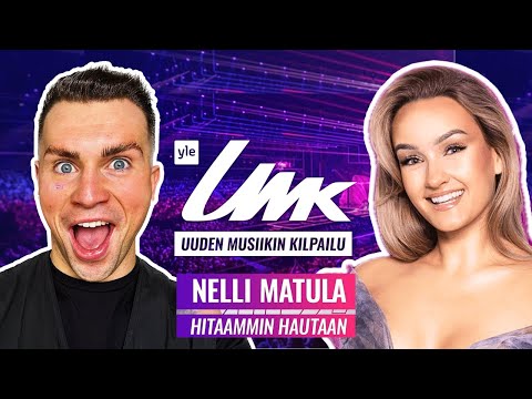 LET’S REACT TO NELLI MATULA - HITAAMMIN HAUTAAN | UMK 2025