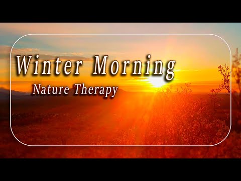 ☀️❄️Winter Morning Sunrise Therapy☀️Healing Frequency Meditation to start your Day ❄️Winter Ambience