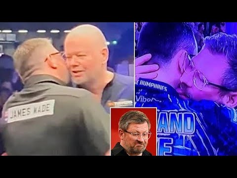 James Wade angers world champ by kissing him after Luke Humphries 'licking' controversy