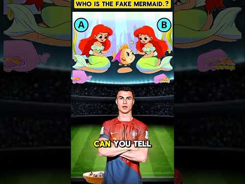 who is the fake mermaid #ronaldo #quiz #riddlechallenge #riddleaddict #logicpuzzles #riddleoftheday