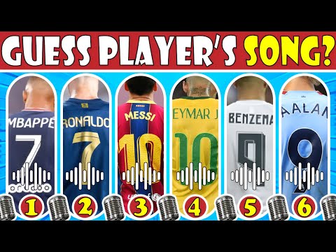 WHO Owns The SONG | Ronaldo Song, Mbappe Song, Messi Song, Neymar Song, Haaland Song | QUIZ FOOTBALL